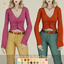 Golden Hour Ruched Blouse logo