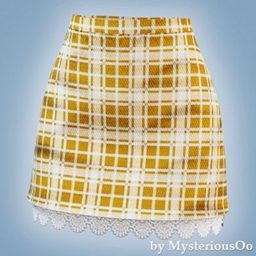 Picnic charm mini skirt logo