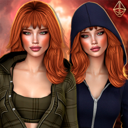 Aurum - Jean layered 4 style hair pack logo