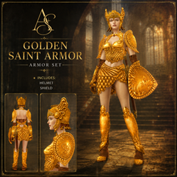 Golden Saint Armor Set project image