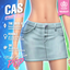 IDxA Denim Mini Skirt logo