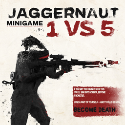 Juggernaut. 1 vs 5 minigame logo