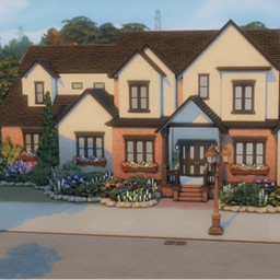 🏡 Double Brick Chalet | Move in Ready | Sims 4 Build project image