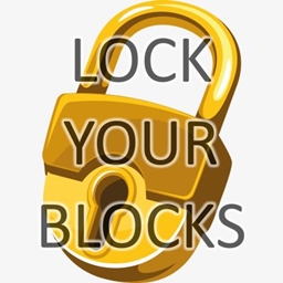 Lock blocks and not near logo