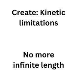 Create: kinetics limitations project image