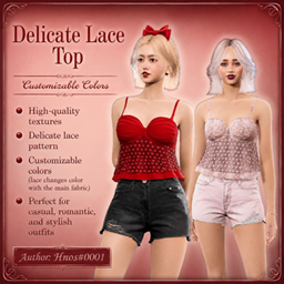 Delicate Lace Top project image