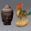Thai Buddha head -dragon logo