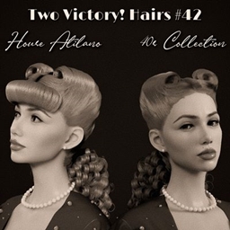"Two Victory" Hairs | A 40s Inspired Women's Hairstyles #43 logo
