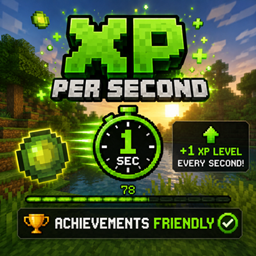 XP Per Second | 1 XP Level Every Second [Achievements Friendly] logo