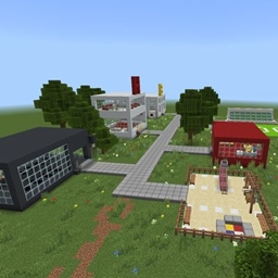 Minecraft City logo