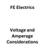 FE electrics logo