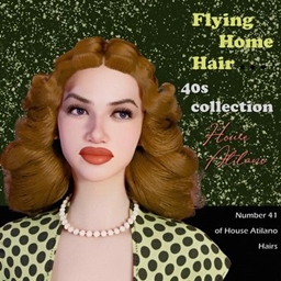 "Flying Home" Hair | A 40s inspired Women's Hairstyle #42 logo