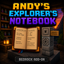 Andy's Explorer's Notebook logo