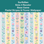 Bright Pastel Stripes and Flowers logo