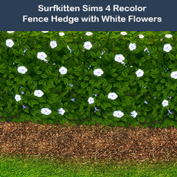 Hedge Fence with Flowers logo