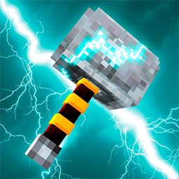 Starky's Mjolnir - Thor Hammer Marvel logo