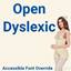 Accessible Font | Open Dyslexic | Game Font Override logo