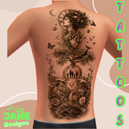 Jane Tattoos JTS1129 - Basegame Compatible logo