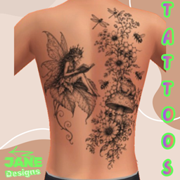 Jane Tattoos JTS1133 - Basegame Compatible logo