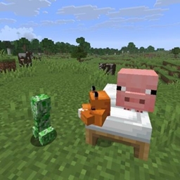 FoxMixin, Creeper and Pig, logo