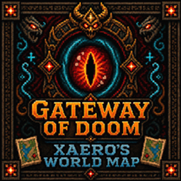 Gateway of Doom X Xaero's World Map logo