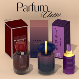Kaziecc ~ Perfume Clutter Set - Perfume Bottles & Boxes | 6 Pieces logo