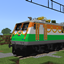 WAP-7 Independence Day Special Tricolor Livery logo
