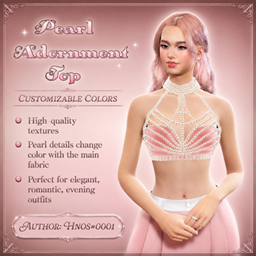 Pearl Adornment Top logo