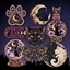 Moonwhisker Magic – Mystical Cat Rug Collection logo