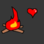 Campfire regeneration logo
