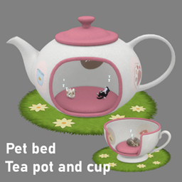 Tea pot and cup - Pet bed project image
