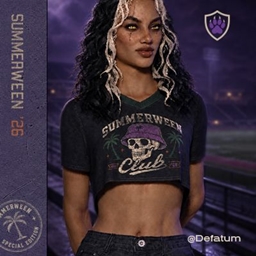 Summerween ’26 - SUMMERWEEN CLUB (Washed Black Top) logo