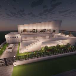 Modern House 2 (Glassy Styled House) (Part of Modern City Structures and Residence)