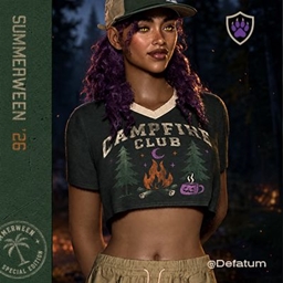 Summerween ’26 - CAMPFIRE CLUB (Forest Green Top) logo