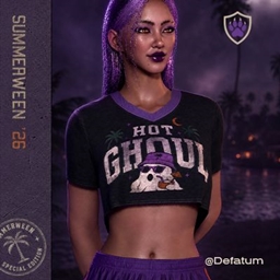 Summerween ’26 - HOT GHOUL (Black Top) logo