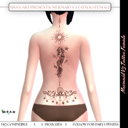 Mermaid V3 Tattoo Female logo