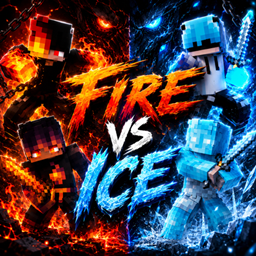 Fire vs ice skins logo