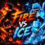 Fire vs ice skins logo