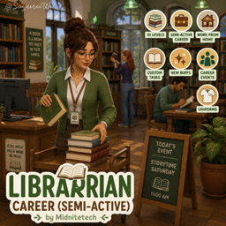 Librarian Career (SemiActive) by Midnitetech - Tradução PTBR logo