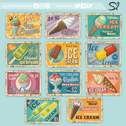 Gelatteria Vintage Paintings ~*🍦 🍧 🍨*~ logo