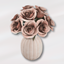 Rose bouquet in a vase logo