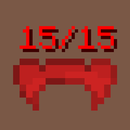 Vampirism Numeric Blood HUD logo