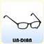 LIN-DIAN Teardrop glasses logo