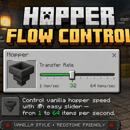 Hopper flow control logo