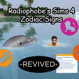 Radiophobes Sims 4 Zodiac Signs Revived logo