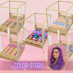 Color Story Canopy Bed logo