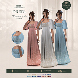 Medieval-style | Regency-style | "Diamond of the Season" dress logo