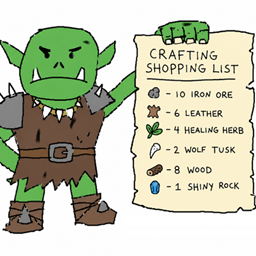 Crafting Shopping List logo