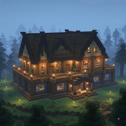 Survival Rustic Wooden Mansion | Achievements Enabled project image