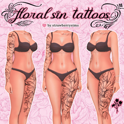 floral sin tattoo project image